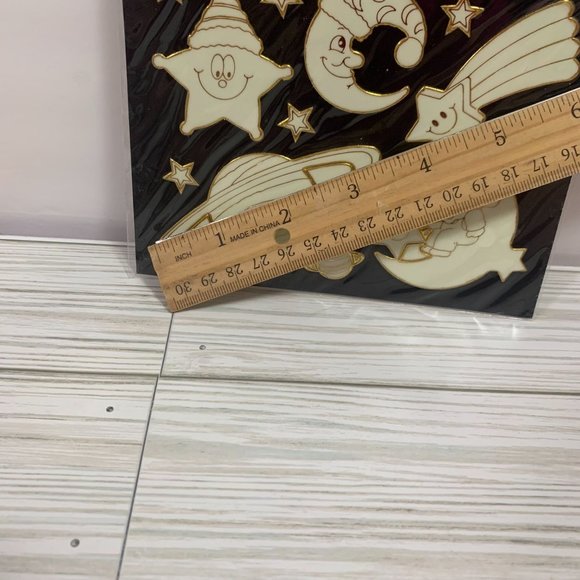 Ja-Ru 2005 Glow In The Dark Stickers 2 Sets Cherubs, Stars Moon Sun New - Picture 6 of 8